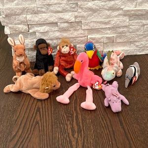 Jungle Animal Beanie Baby Collection